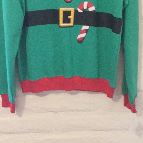 Ugly Christmas Santa’s Helper Sweatshirt - Picture 4 of 7